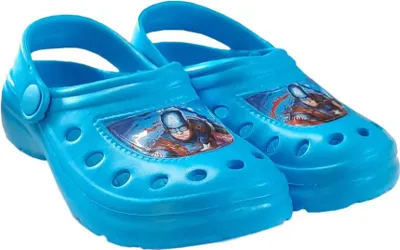 Produktbild von Marvel Captain America - Sandalen Clogs Badeschuhe Blau – Hellblau / 24/25