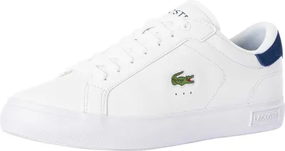 Produktbild von Lacoste Powercourt 224 1 SMA Leder-Sneaker, Weiß 44.5 EU