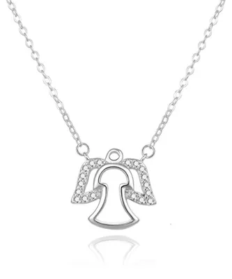 Image de Collier en argent avec chérubin AGS848/47