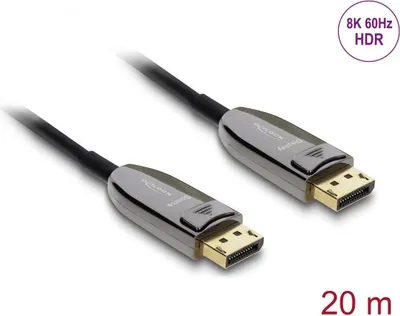 Produktbild von Delock Aktives Optisches Kabel DisplayPort 2.1 8K 60 Hz 40 Gbps 20 m