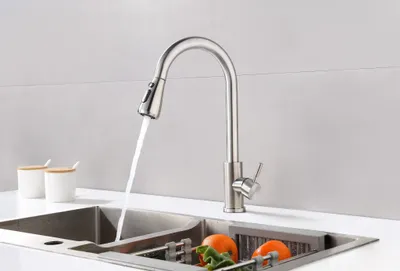 Produktbild von Küchenarmatur - Silber - Langlebig, Wasserersparnis: 20%, Höhe: 39cm