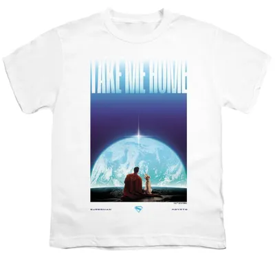 Produktbild von Superman - "Earth Vertical" T-Shirt für Kinder TV36519 (152-158) (Weiß)