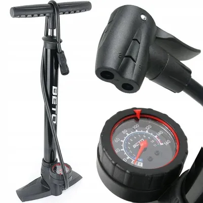 Produktbild von Beto Stahl-Standpumpe 176130 für AV, DV, FV mit Manometer