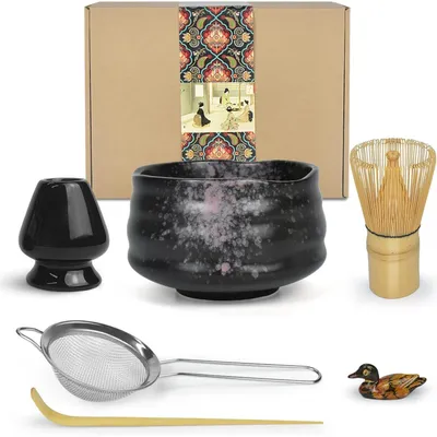 Image de Kit de cérémonie du Matcha pour la cérémonie du thé japonaise, Kit traditionnel