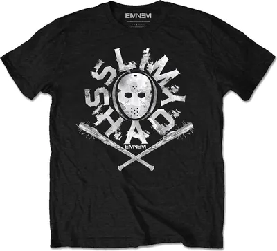 Obrázek produktu pro Eminem Shady Mask Black S Tričko