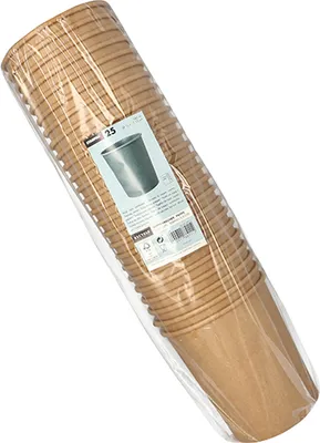 Produktbild von 25 Suppenbecher mit Deckel , Schalen Pappe rund 940 ml Ø 11,5 cm · 13 cm braun