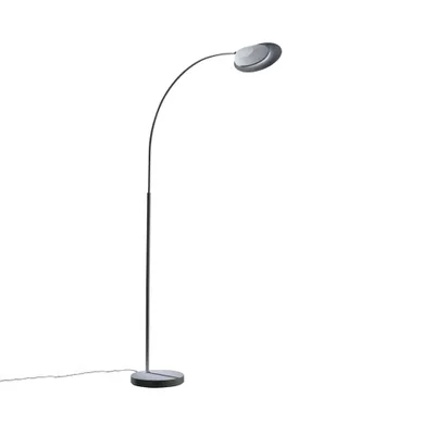 Obrázok produktu pre Oblúková moderná stojaca lampa Kovová biela LED 25W