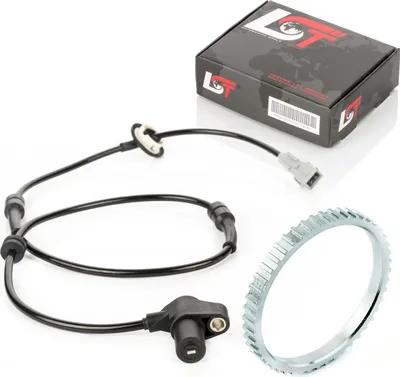 Produktbild von ABS-Sensor und ABS-Ring Set Vorderachse 48 Zähne für PEUGEOT 406
