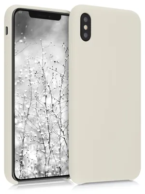 Produktbild von kwmobile Handyhülle für Apple iPhone XS Max Hülle - Case Silikon - Kabelloses Laden - Schutzhülle Cover in Moon Glow