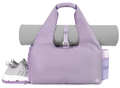 Zdjęcie produktu dla Torba na jogę z kieszenią na buty i mokrą torbą