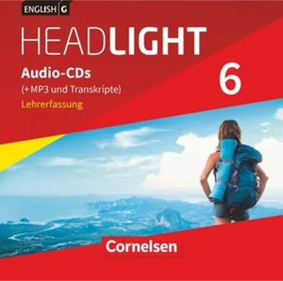 Obrázok produktu pre English G Headlight Band 6: 10. Schuljahr- Allgemeine Ausgabe - Audio-CDs (Vollfassung)