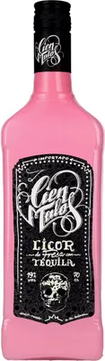 Produktbild von Cien Malos Strawberry & Tequila LICOR MHD 17/10/2024 19% obj. 0,7l