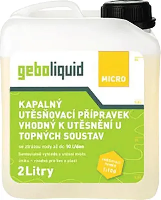 Obrázek produktu pro Gebo 75012 Liquid Micro 2l Tekutý tmel Tmel na vytápění pro systémy plynových a kondenzačních kotlů