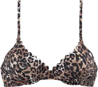 Produktbild von LASCANA Bügel-Bikini-Top Lexa braun-bedruckt Größe 42 Cup A