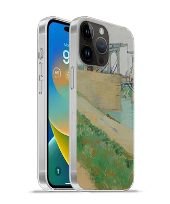 Produktbild von MuchoWow® Handyhülle Schutzhülle Hülle für Apple iPhone 14 Pro Max Die Brücke von Langlois - Vincent van Gogh Silikon Softcase Handy Hülle - Hardcover