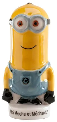 Produktbild von Minions Filmfigur Kevin als Tortenfigur aus Porzellan, ca. 7 cm hoch