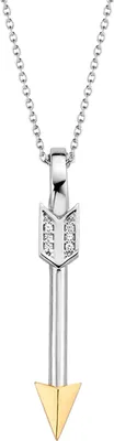 Produktbild von 6789ZY Kette mit Anhänger Zirkonia bicolor 6789ZY Ti Sento Milano