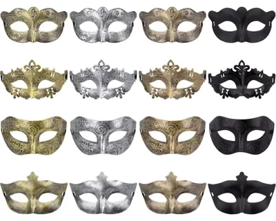 Immagine prodotto di Omgoods - Set di 16 maschere veneziane per feste e carnevale