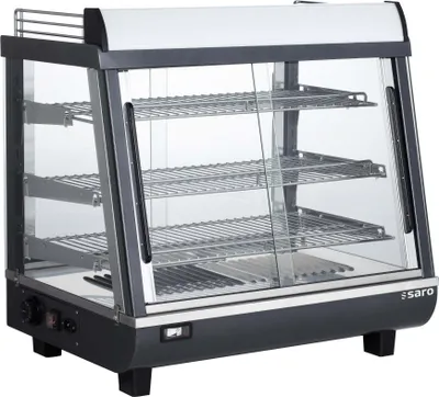 Produktbild von Saro ELIAS, Edelstahl, Schwarz, Edelstahl, 3 Regale, 675 mm, 484 mm, 663 mm