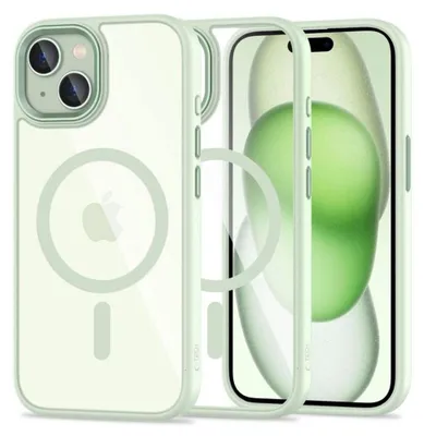 Obrázok produktu pre Puzdro Tech-Protect MagMat MagSafe pre iPhone 15 - čírozelené
