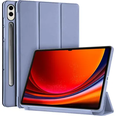 Image de Coque pour Samsung Galaxy Tab S9 Plus / S10 Plus, Protection Anti-Rayures avec Support Veille-Réveil - Violet