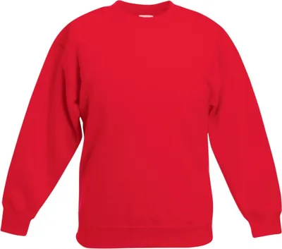 Produktbild von Fruit Of The Loom Kinder Pullover Premium 70/30 RW3304 (12/13 Jahre) (Rot)