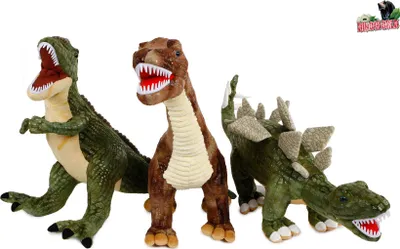 Zdjęcie produktu dla DinoWorld pluszowy 62-73cm 3 różne, Van Manen