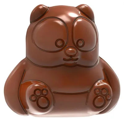 Zdjęcie produktu dla Foremka do czekolady – panda, foremka podwójna
