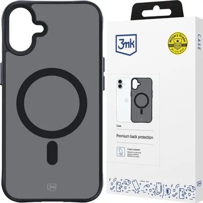 Zdjęcie produktu dla Etui cover z Magsafe na tył do Apple iPhone 16 - 3mk Smoke MagCase