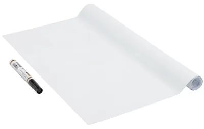 Immagine prodotto di Pellicola per lavagna bianca Venilia bianca 45x150 cm, inclusa penna