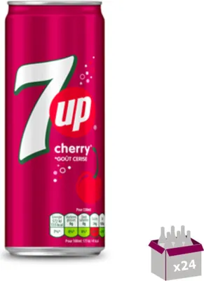 Image de 7 Up Cherry - 24 x 33 cL