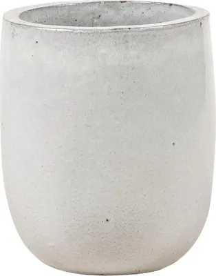 Produktbild von Vosteen Design Blumentopf / Pflanzgefäß Terrakotta weiß ø 20 cm x H 22 cm