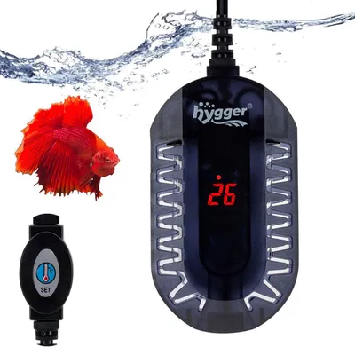 Aquariumheizung 100 W, digital, untertauchbar, LED, externer Regler