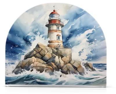 Produktbild von Serviettenhalter im Leuchtturmdesign aus Acryl