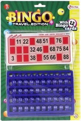 Produktbild von bingo-Reisespiel rot/blau 30 cm
