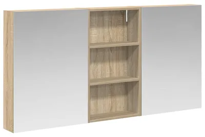 Image de Ensemble de Meubles de Salle de Bain 3 pcs 140 x 14,5 x 70 cm