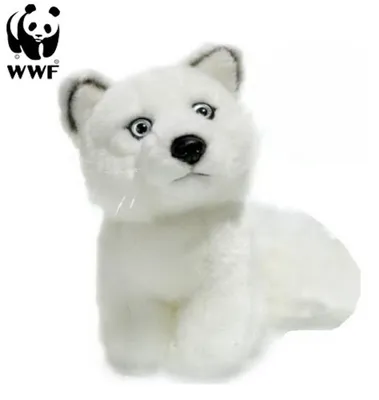 Immagine prodotto di WWF - Peluche - Volpe artica baby (15 cm) peluche realistico
