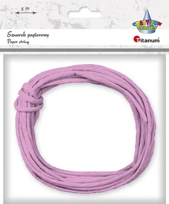 Immagine prodotto di Cordoncino di carta 5m Rosa Viola Titanum