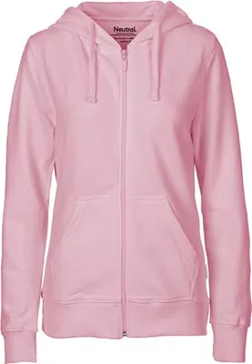 Produktbild von Neutral O83301 | Ladies Zip Hoodie - Farbe: Light Pink - Größe: M