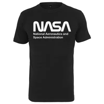 Zdjęcie produktu dla Męska koszulka Mr. Tee NASA Wormlogo Tee czarna – XS