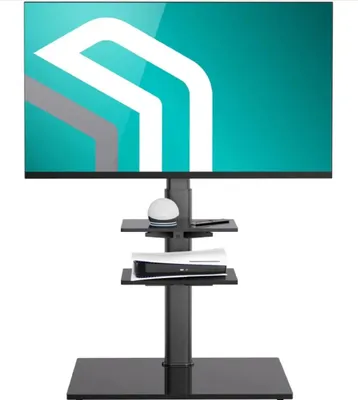 Produktbild von TV-Ständer ONKRON TS5550-B für 32–65 Zoll, höhenverstellbar, schwenkbar, 40 kg