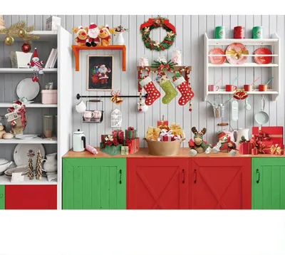 Produktbild von Omgoods – Weihnachtlicher Fotohintergrund, 3 x 2,5 Meter