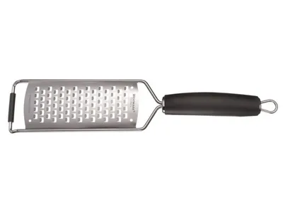 Zdjęcie produktu dla Westmark Technicus-Square, Tarka płaska, Czarny, Plastik, Stal nierdzewna, Oczko do wieszania, 65 mm, 28 mm