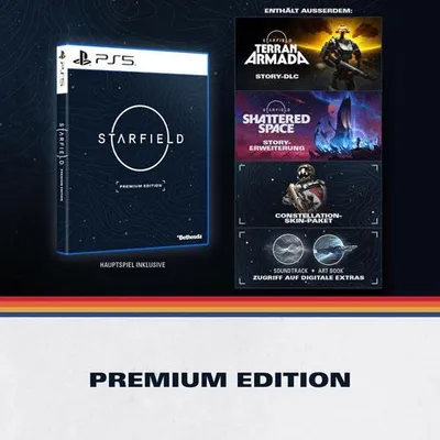 Produktbild von Bethesda Starfield - Premium Edition, PlayStation 5, M (Reif), Physische Medien