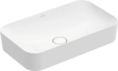 Produktbild von Villeroy & Boch Finion Aufsatzwaschbecken, ohne Überlauf, ohne Hahnlochbank, 600x350mm, 414361R1
