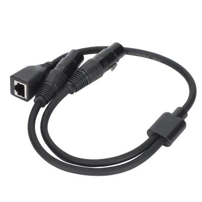 Zdjęcie produktu dla Kabel adapterowy JORINDO JD6097, dwa gniazda XLR do gniazda RJ45, kabel Y, kabel konwertera adaptera mikrofonowego