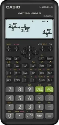 Obrázek produktu pro Casio FX-82ES, Kapsa, Vědecká kalkulačka, Baterie, Černá