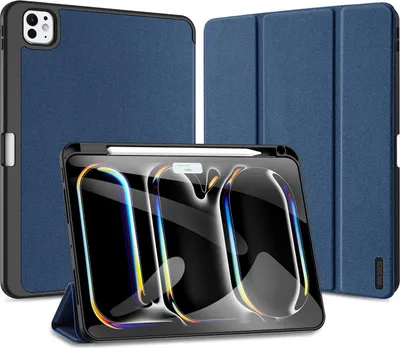 Zdjęcie produktu dla Etui Dux Ducis Domo z klapką i smart sleep na Xiaomi Pad 6 / 6 Pro - niebieskie