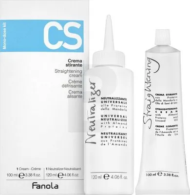 Image de Fanola CS Straightening Cream crème pour lisser les cheveux 120 ml + 100 ml