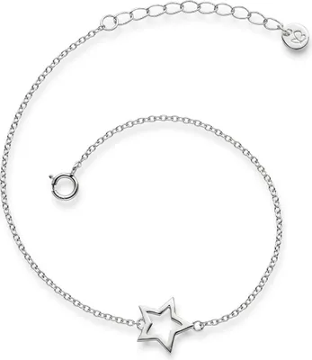 Produktbild von Glanzstücke München Armband Stern Sterling Silber 17,0 cm Basislänge + 3,0 cm Verlängerung 60603092